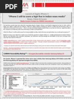 CARMA Media Analysis Iphone 5