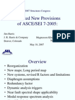 Selected New Provisions of ASCE 7-05