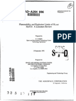 Flammability and Explosion Limits of H2