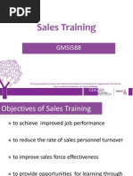 Sales Training