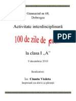 Clasa 1 Activitatea 100 de Zile