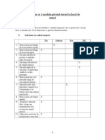 Chestionar Cu 6 Module Privind Stresul La Locul de