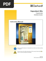 Instruction Manual Vapodest 20s