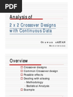 Analysis of 2x2 Cross Over