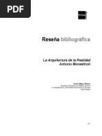 Reseña Arquitectura de La Realidad