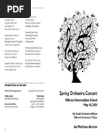 Spring 2014 4th Grade Strings and Hillcrest Orchestra Concert