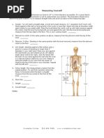 Measuring Yourself: Notes