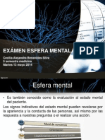 Examen de Esfera Mental