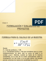 Formulación y Evaluación de Proyectos Clase 4