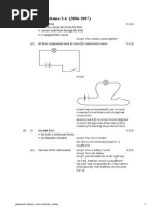 Electricity Marks Scheme