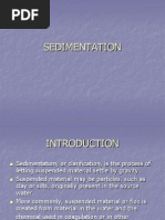 Sedimentation