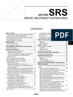 Supplemental Restraint System (SRS) : Section