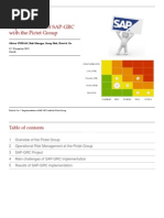 001 - Implementation of SAP-GRC With The Pictet Group - 11.12.2013