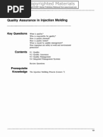 Lesson 9 Quality Assurance in Injection Molding: Key Questions