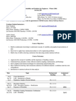 IOE 265 Probability and Statistics For Engineers - Winter 2004 Section 200