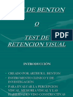 Test de Benton Retension Visual