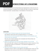 Lysozyme Question