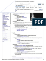 Posterior Tibial Tendon Insufficiency (PTTI) - Foot & Ankle - Orthobullets