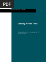 Glossary of Forex Terms: An Introduction To The Language of The Forex Markets