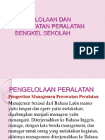 Pengelolaan Dan Perawatan Peralatan Bengkel Bangunan