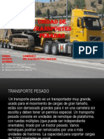 Grupo 4 Transporte de Equipo Pesado (Cama Baja - Cama Alta)