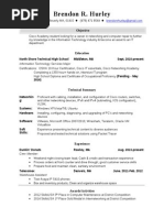 Brendon Hurley Resume