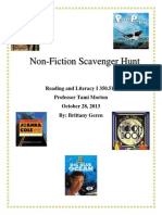 Non-Fiction Scavenger Hunt