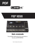 POD HD500 Advanced Guide v2.0 - Spanish (Rev A)