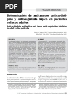 Determinacion de Anticoagulante Lupico en Pacientes Celiacos Adultos