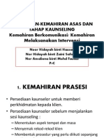 Kemahiran-Kemahiran Asas Dan Tahap Kaunseling - Edu