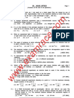 Physics Wave Optics MCQ