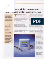 Help Reduce Water Consumption: Llsing Conductivity Meters Can