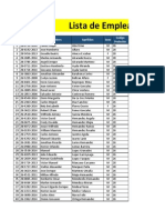 Lista Empleados