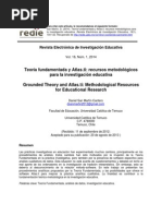 LEÍDO Redie 16 Nay 14 Teoría Fundamentada y Atlas .Ti