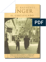 Bashevis Singer Isaac El Certificado