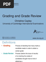 GCE A Level Grading Structure