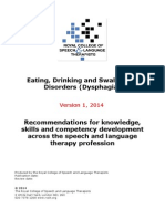 Dysphagia Consultation Paper