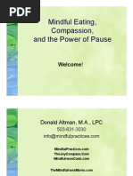 Mindful Eating Compassion and The Power of Pause PDF