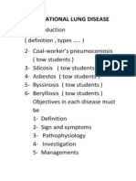 Occupational Lung Disease