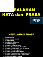 Kesalahan Kata & Frasa