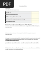 Assignments Conservation of Mass A