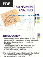 McNamara Analysis / Orthodontic Courses by Indian Dental Academy