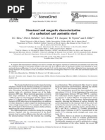 Structural and Magnetic Characterization of A Carburized Cas