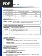 (Resume) Niranjan Kumar Jha.