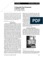 Shear Behavior of Unbonded Post-Tensioned