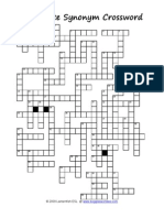 Ultimate Synonym Crossword