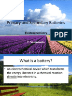 Primary and Secondary Batteries