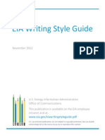 E I A Writing Style Guide