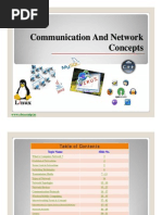 Communication and Network Communication and Network Concepts Concepts