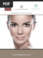 Saving Faces & Warrington Smile Clinic Facial Aesthetics Brochure